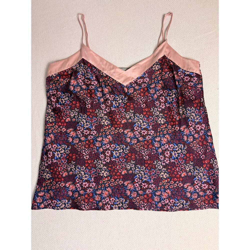 NEIMAN MARCUS 100% Silk Floral Camisole Top – Size XL